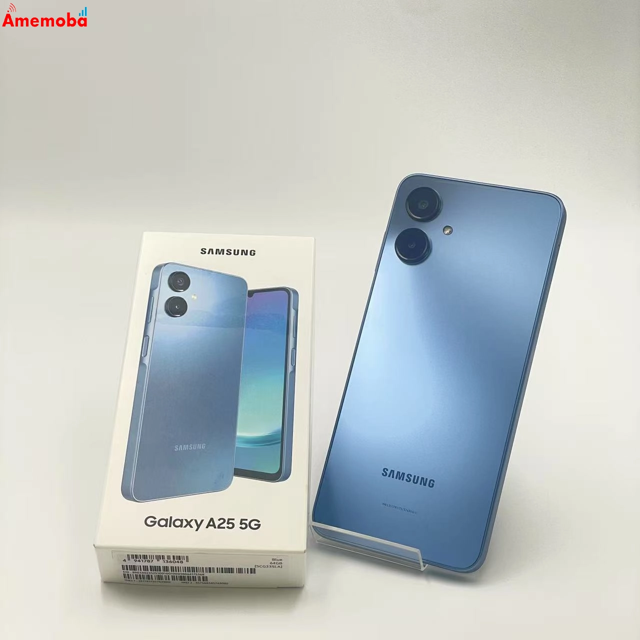 Galaxy A25 5G 4GB/64GB ブルー SCG33 UQmobile版SIMフリー 新品同様