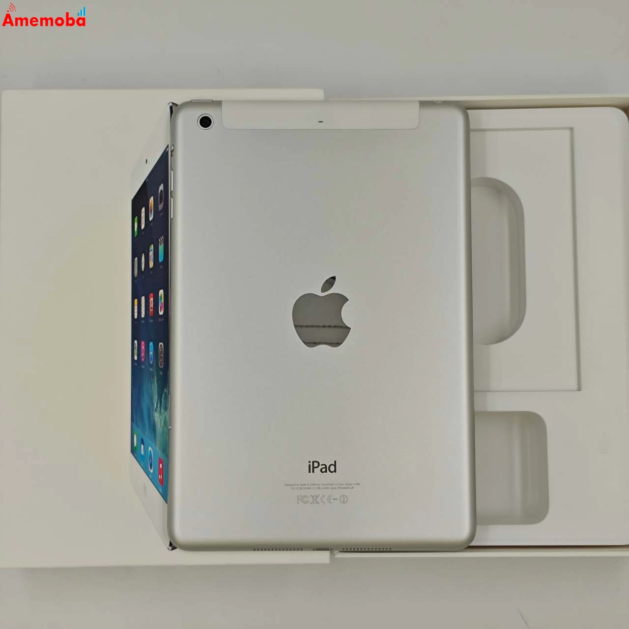 iPad mini 第2世代 Wi-Fi+Cellular 128GB シルバー ME840J/A au 美品
