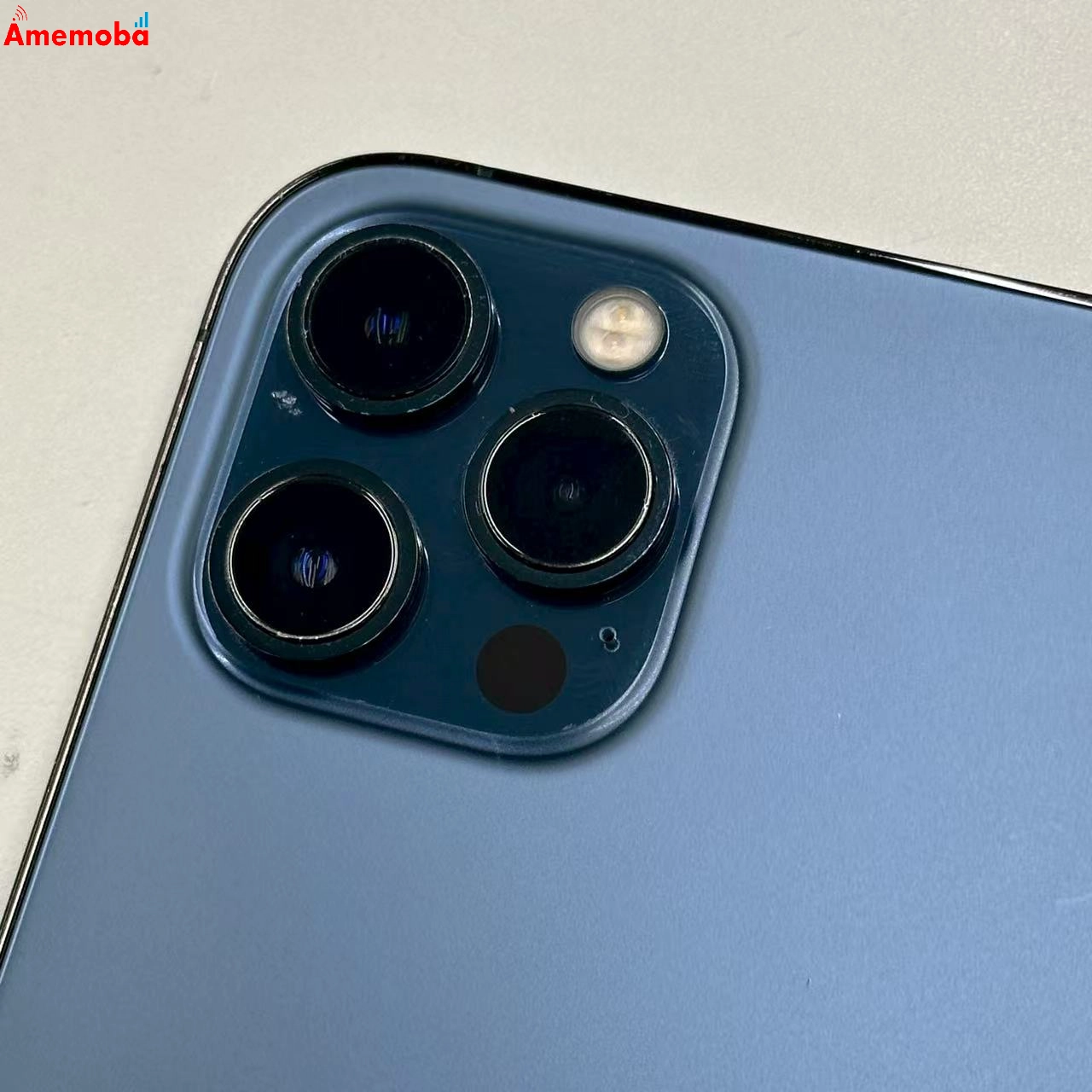 iPhone12 Pro Max 256GB パシフィックブルー MGD23J/A AU版SIMフリー 訳あり品 au