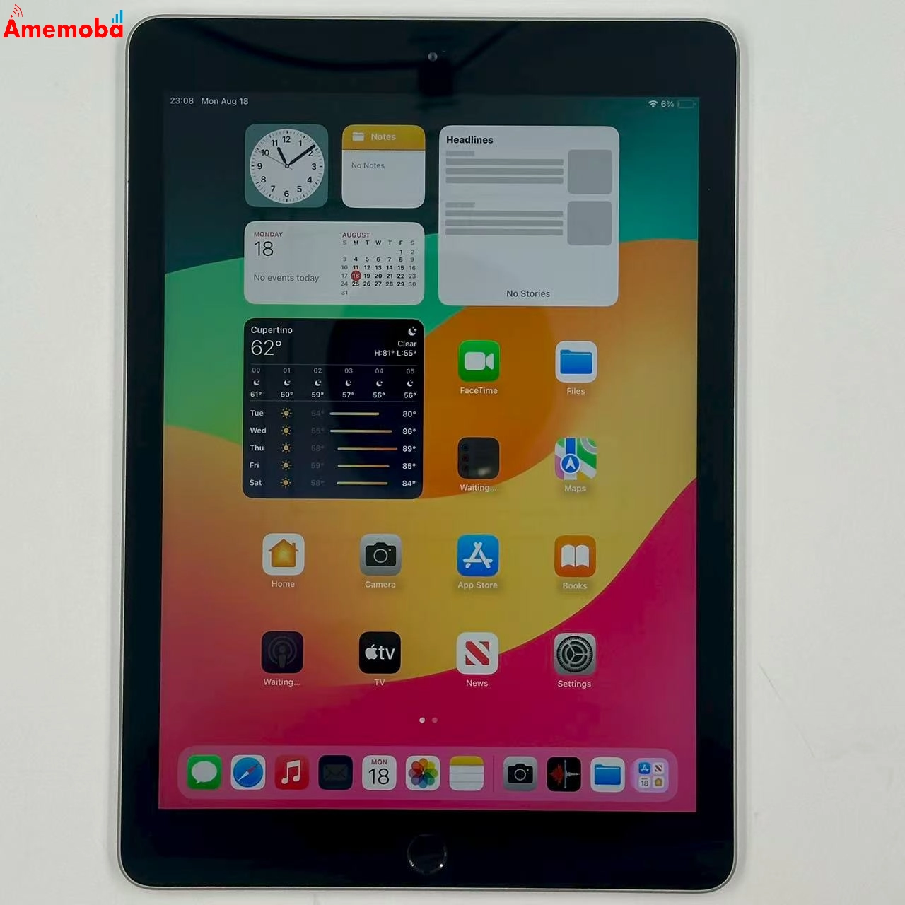 iPad 第6世代 Wi-Fiモデル 32GB スペースグレイ MR7F2X/A 訳あり品