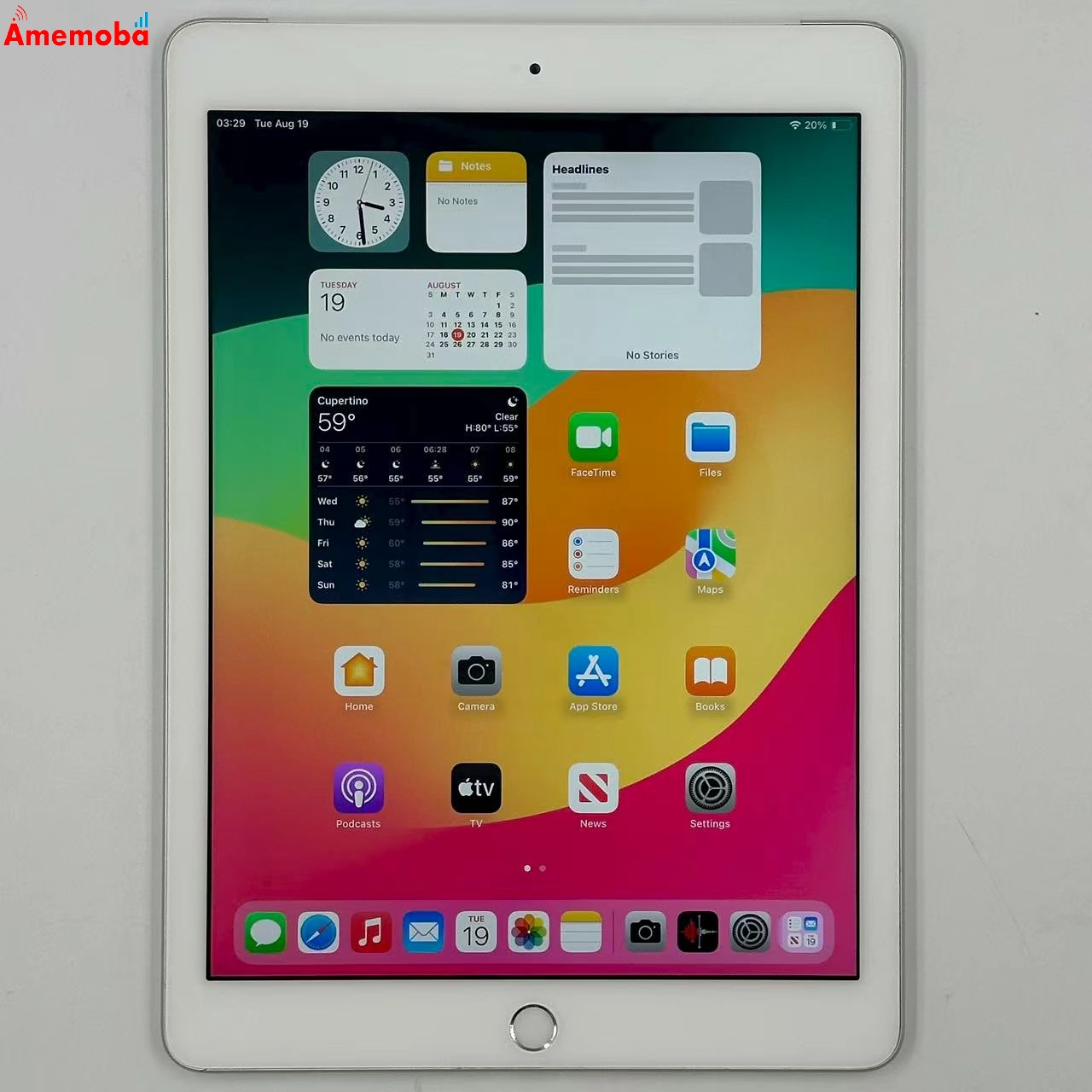 iPad 第6世代 128GB シルバー MR732X/A 海外版SIMフリー ジャンク品