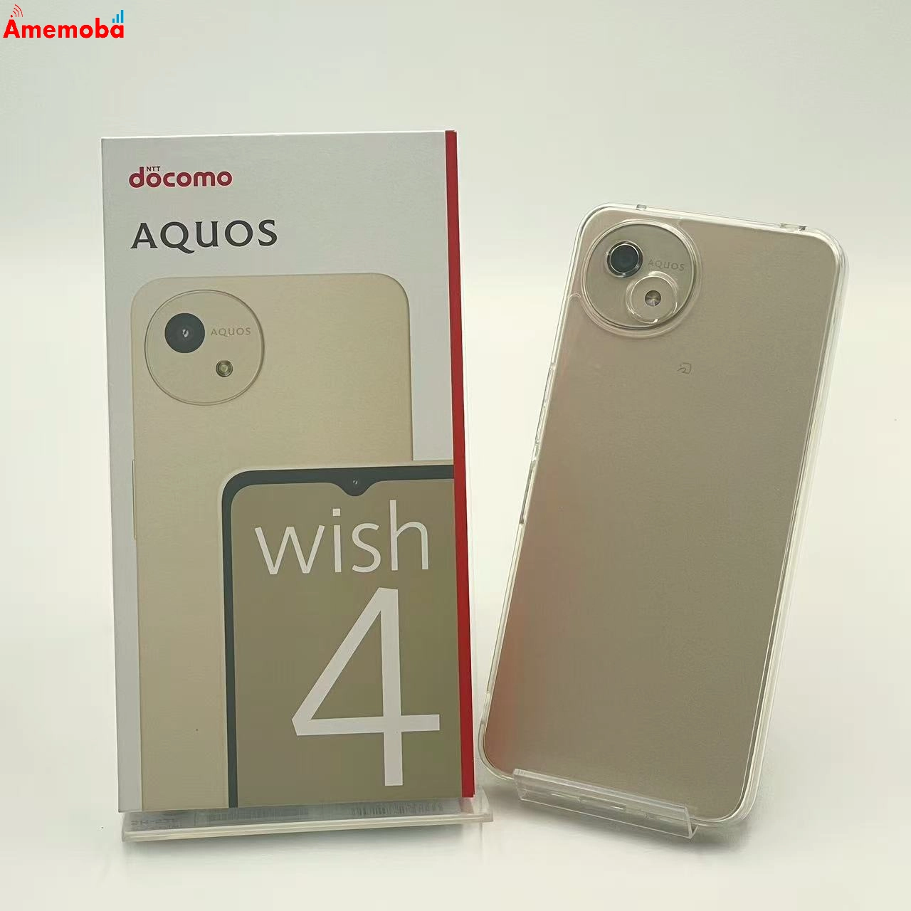 AQUOS wish4 4GB/64GB ホワイト SH-52E docomo版SIMフリー 新品同様