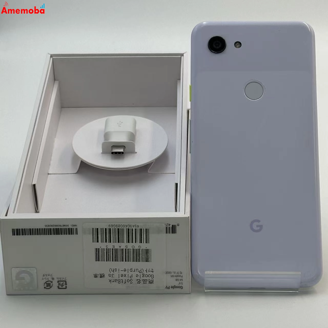 Google Pixel 3a 64GB Purple-ish G020H SoftBank版SIMフリー