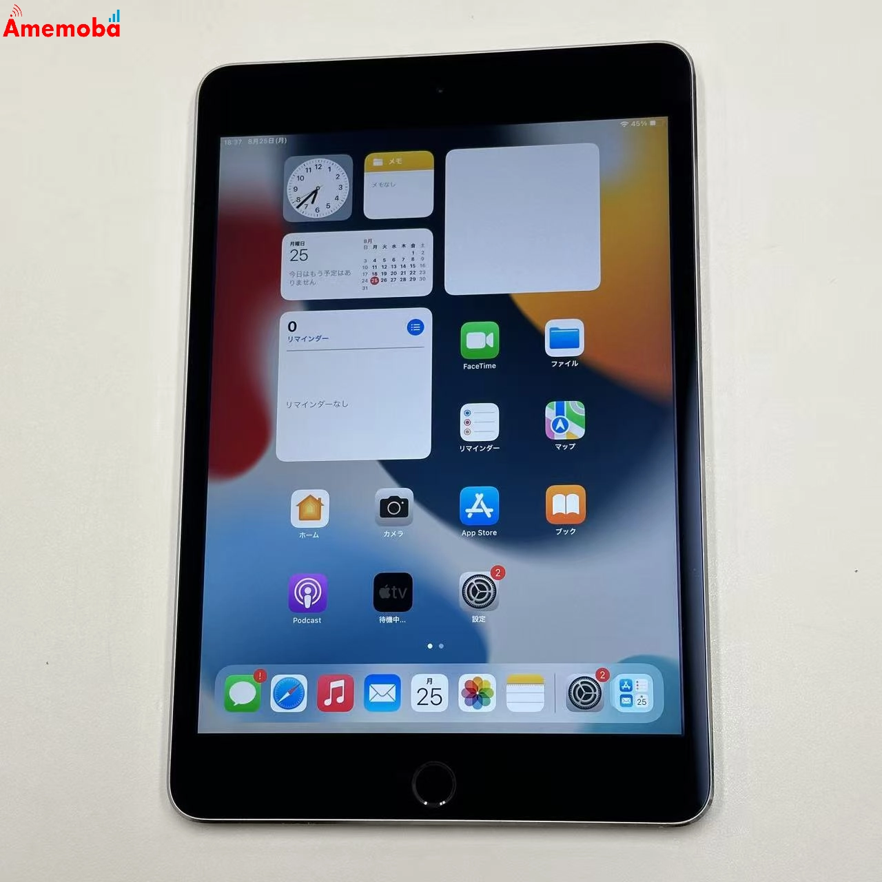 iPad mini 第4世代 Wi-Fiモデル 32GB スペースグレイ MNY12LL/A 訳あり品