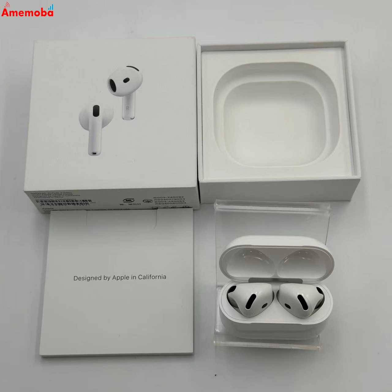 AirPods 第4世代 アクティブノイズキャンセリング搭載 ホワイト MXP93J/A 美品