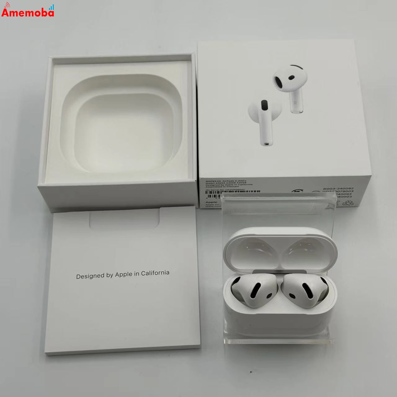 AirPods 第4世代 アクティブノイズキャンセリング搭載 ホワイト MXP93J/A 美品