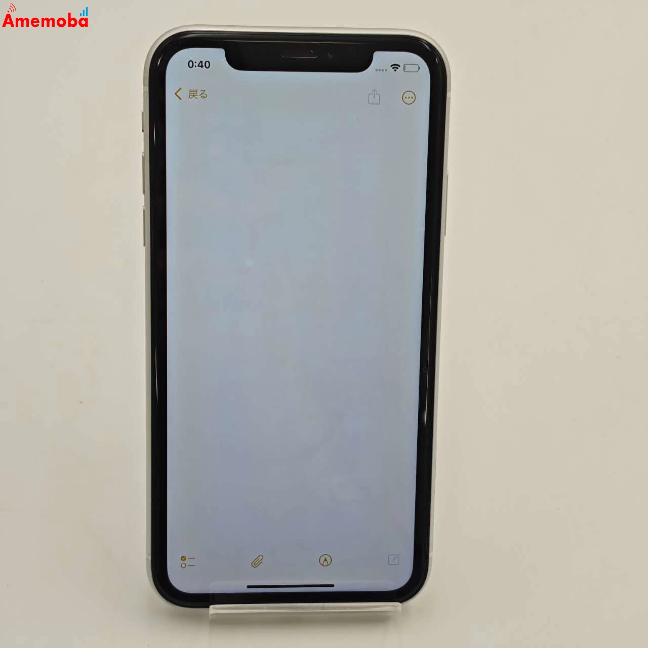 iPhoneXR 128GB ホワイト MT0J2J/A AU版SIMフリー ジャンク品