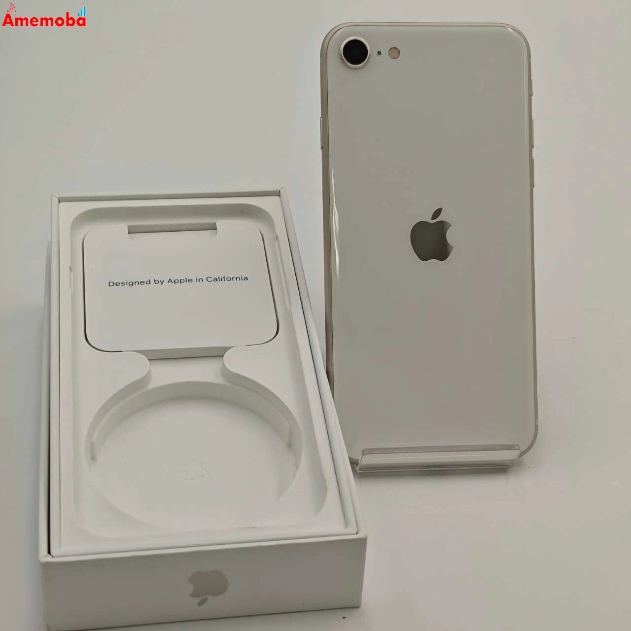 iPhoneSE 第3世代 64GB ホワイト 3K433J/A AU版SIMフリー 美品