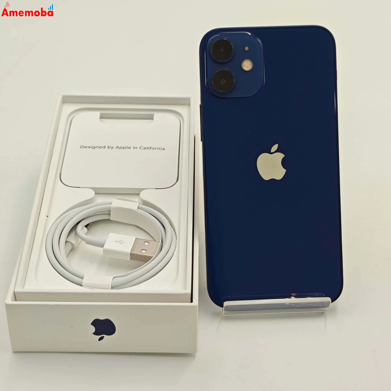 iPhone12 mini 64GB ブルー MGAP3J/A AU版SIMフリー 美品 au