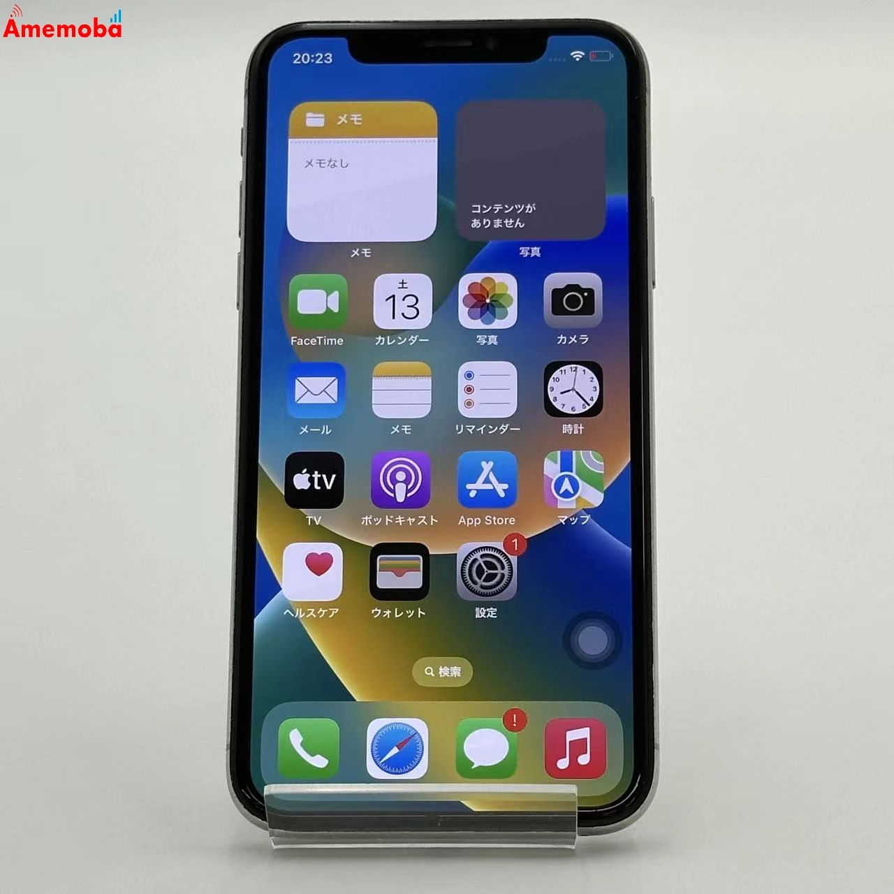 iPhoneX 256GB シルバー MQC22J/A AU版SIMフリー ジャンク品