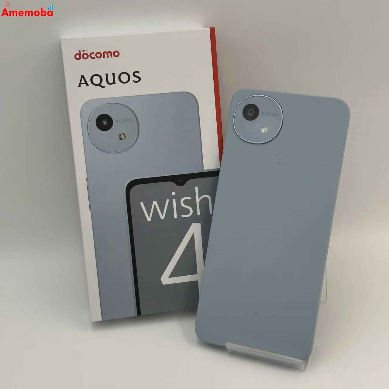 AQUOS wish4 4GB/64GB ブルー SH-52E docomo版SIMフリー 新品同様