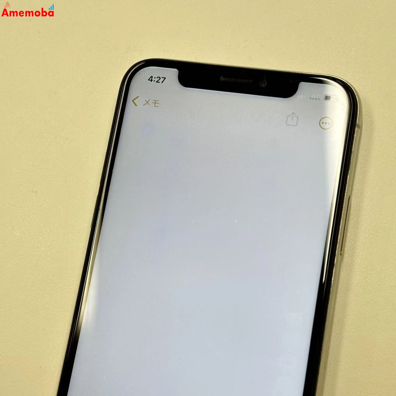 iPhoneX 256GB シルバー MQC22J/A docomo版SIMフリー ジャンク品