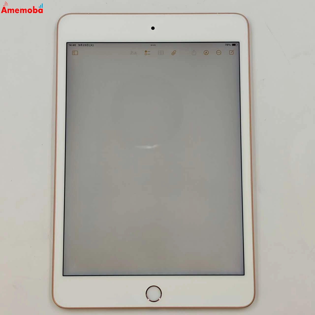 iPad mini 第5世代 64GB ゴールド MUX72J/A Apple版SIMフリー 訳あり品