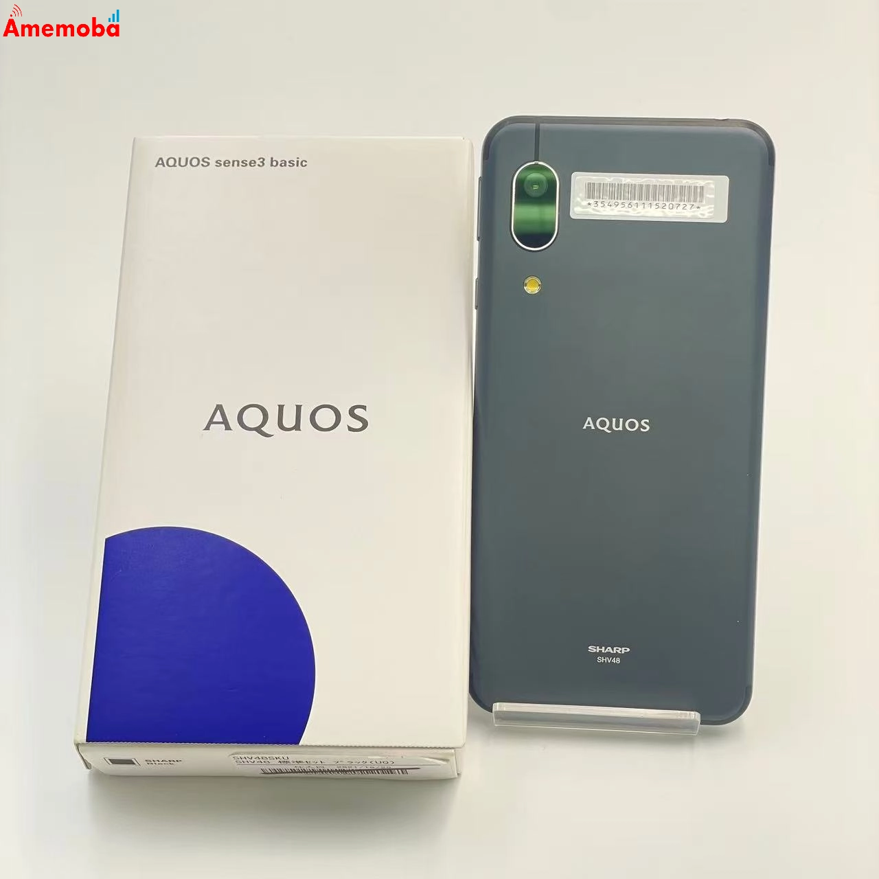 AQUOS sense3 basic 32GB ブラック SHV48 AU版SIMフリー 美品 au