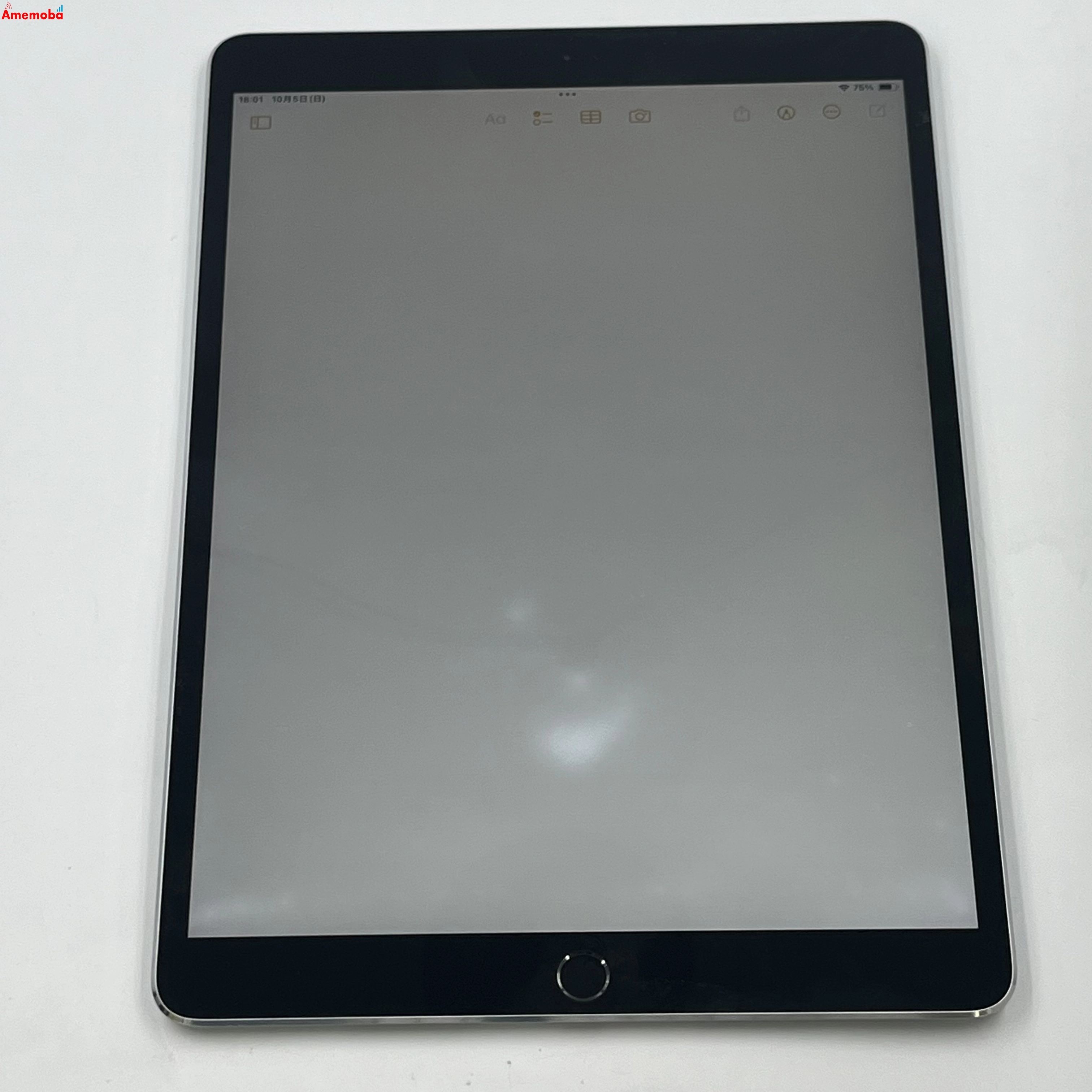 iPad Pro 10.5インチ Wi-Fiモデル 256GB スペースグレイ MPDY2J/A 訳あり品