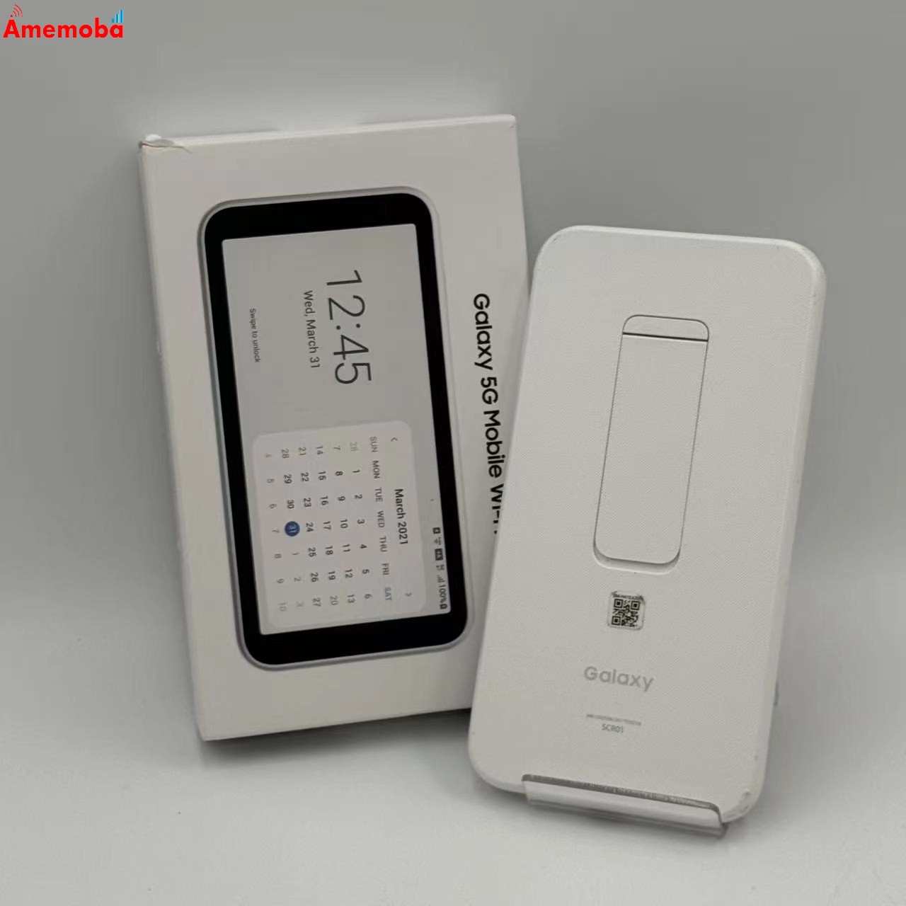 Galaxy 5G Mobile Wi-Fi SCR01 ホワイト **
