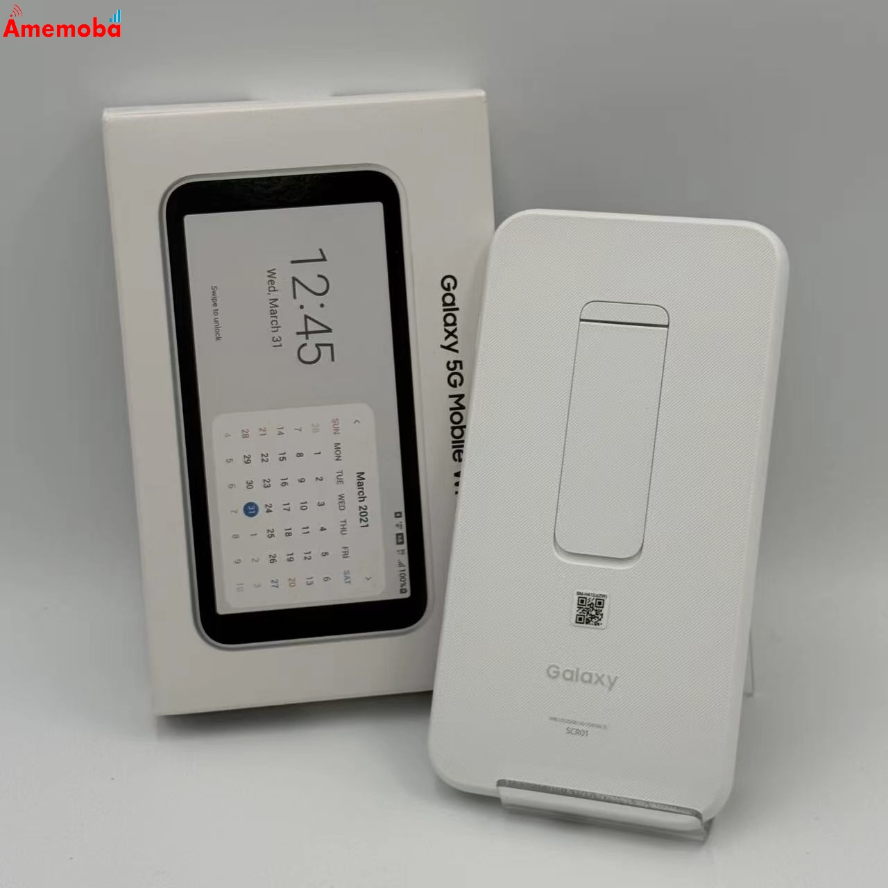 Galaxy 5G Mobile Wi-Fi SCR01 ホワイト 美品 **