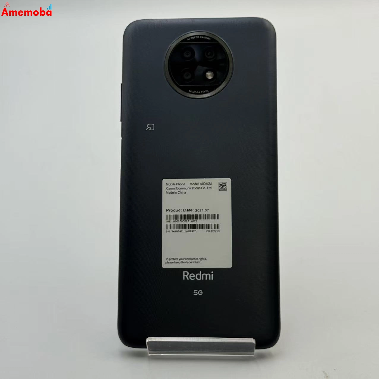Redmi Note 9T 4GB/128GB ナイトフォールブラック A001XM SoftBank版SIMフリー