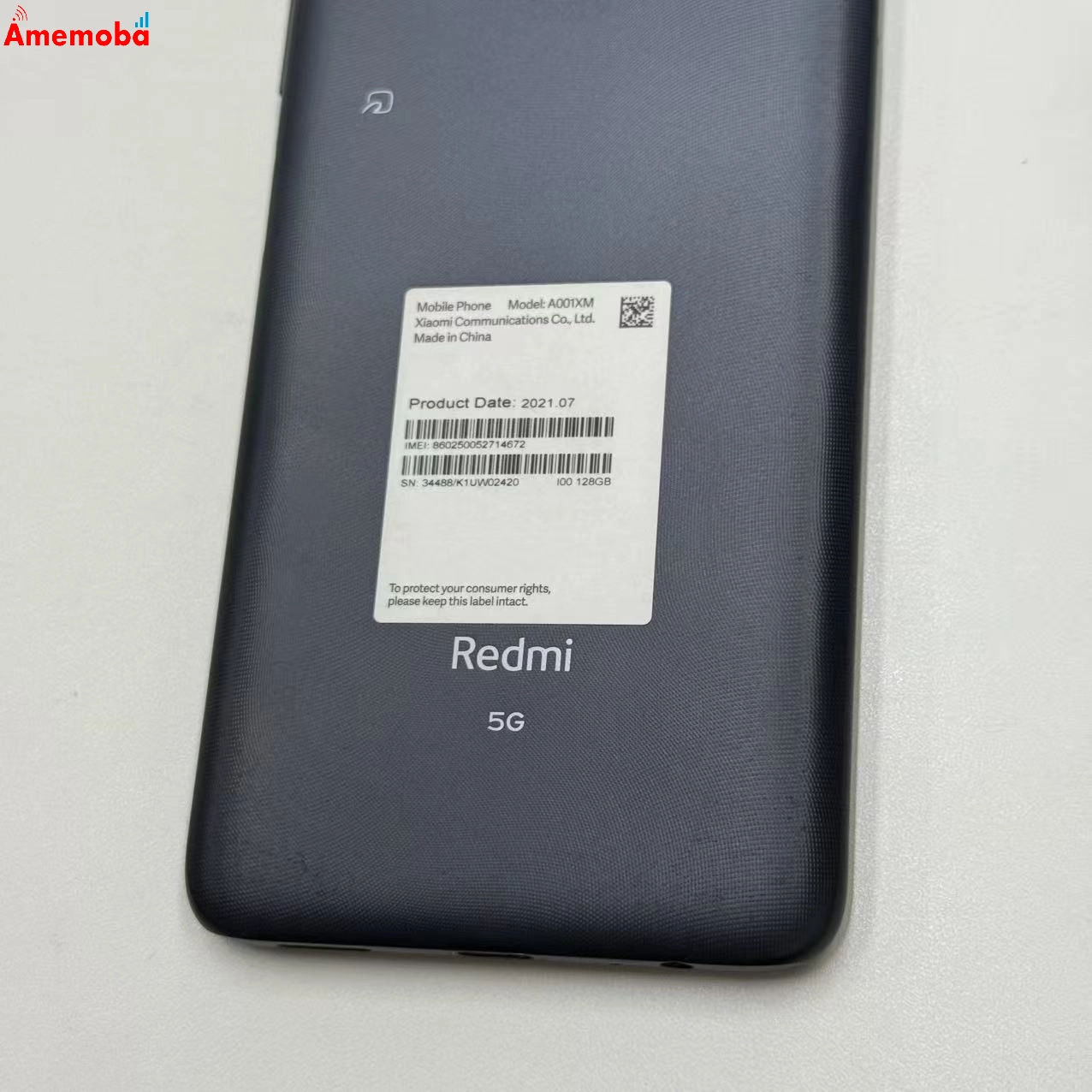 Redmi Note 9T 4GB/128GB ナイトフォールブラック A001XM SoftBank版SIMフリー