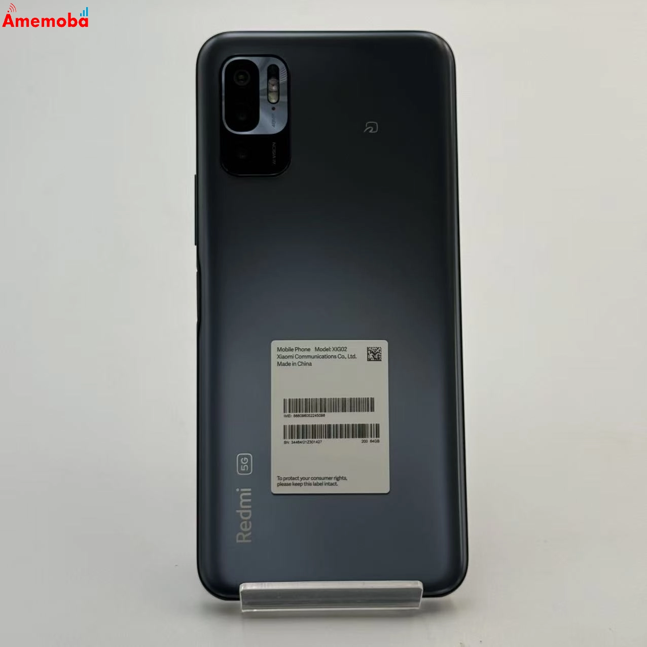 Redmi Note 10 JE 64GB グラファイトグレー XIG02 AU版SIMフリー 美品 au