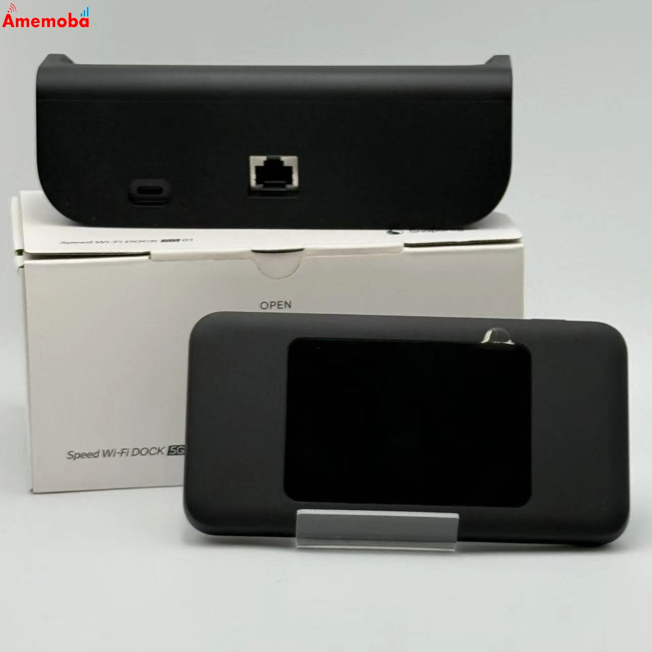 Speed Wi-Fi DOCK 5G 01 ブラック AU版 極美品