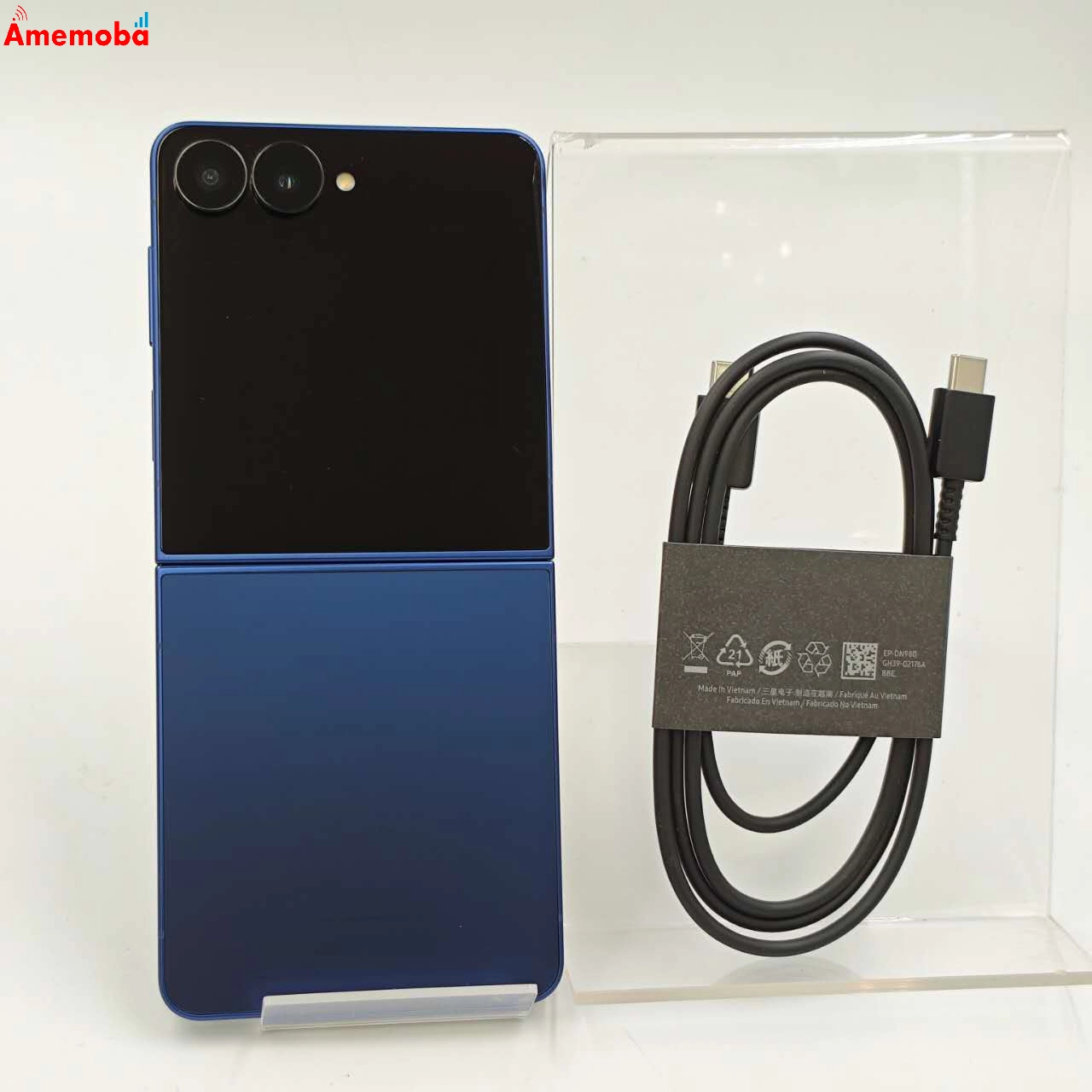 Galaxy Z Flip7 12GB/512GB ブルーシャドウ SM-F766Q  ストア版SIMフリー 新品同様