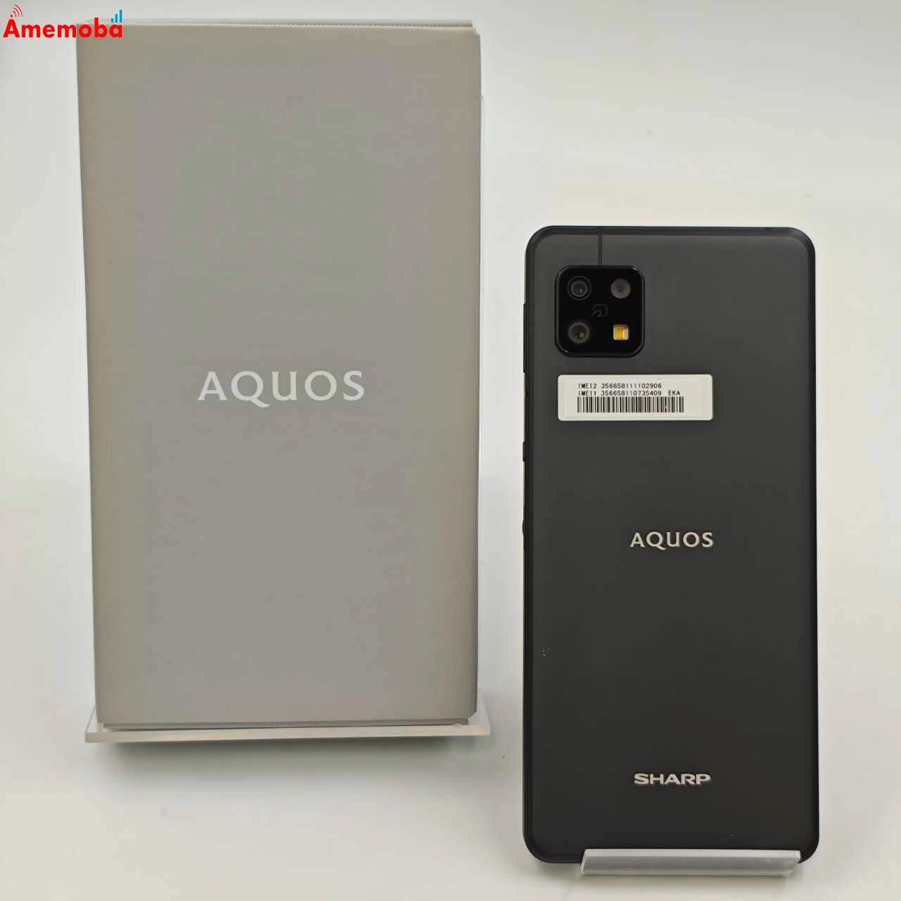 AQUOS sense6 4GB/64GB ブラック SH-RM19 楽天モバイル版SIMフリー