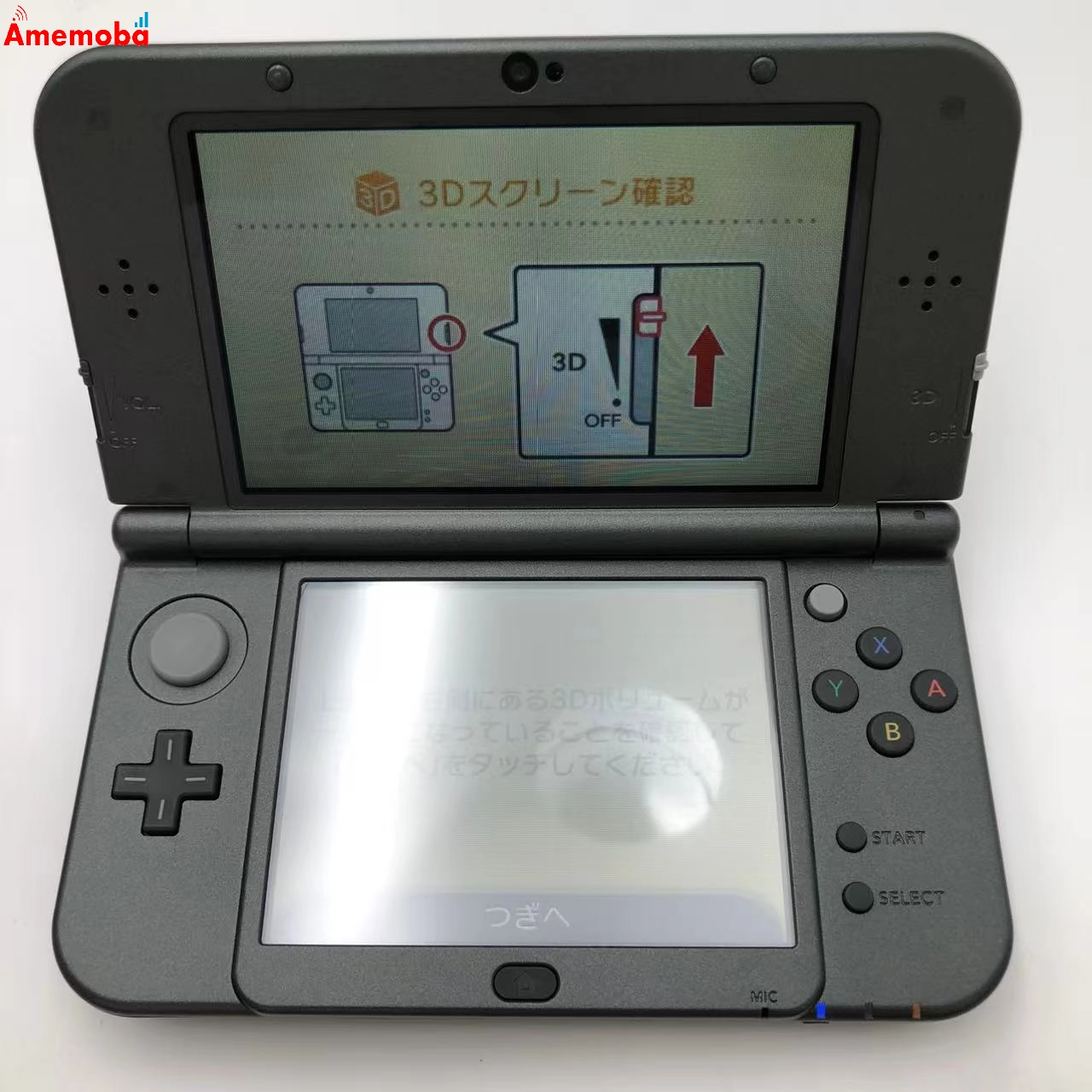 NEWニンテンドー3DS LL メタリックブラック RED-S-VAAA 美品