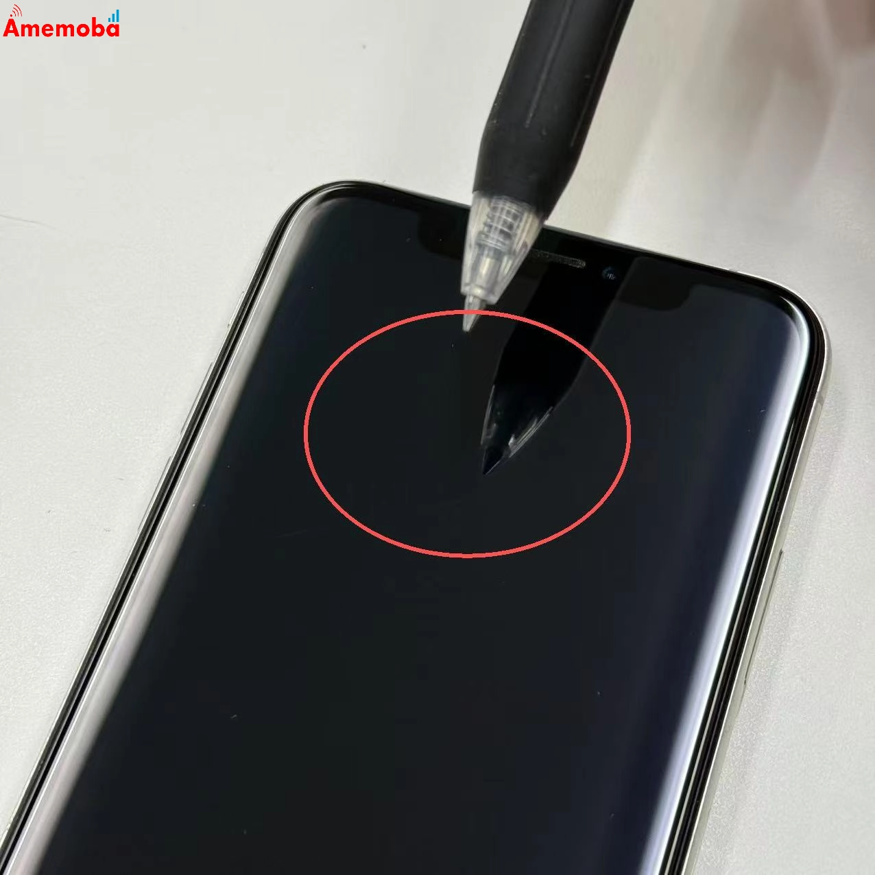 iPhoneXS 256GB シルバー MTE12J/A SoftBank版SIMフリー 訳あり品