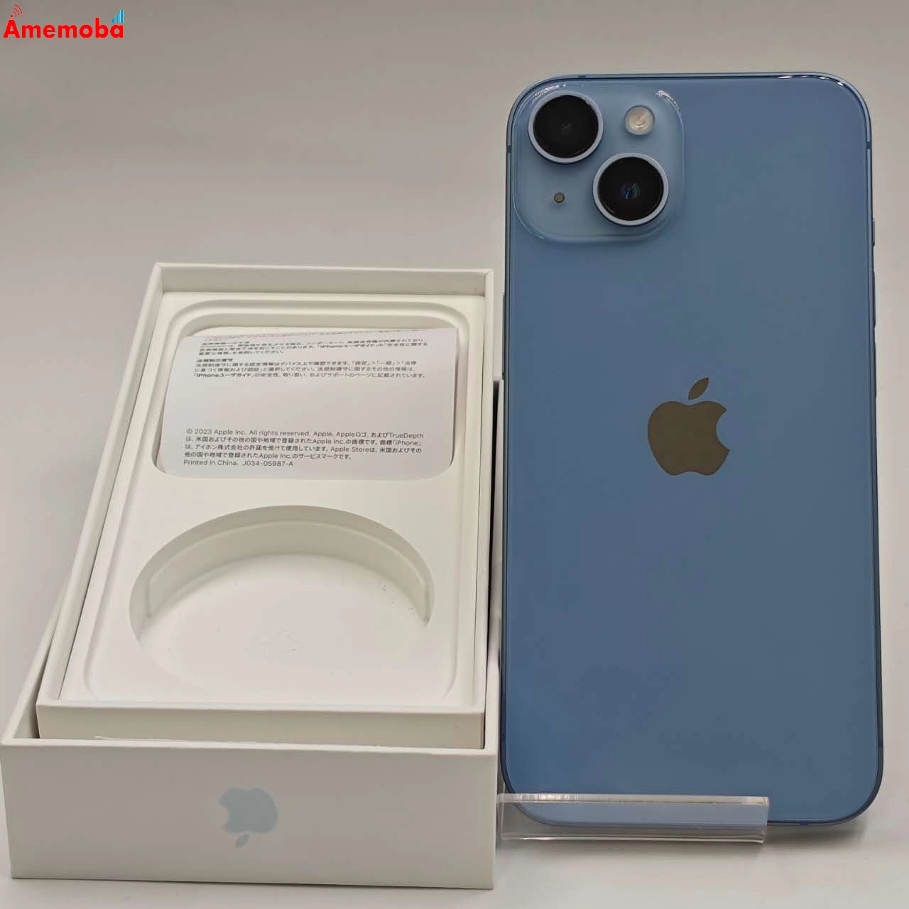 iPhone14 128GB ブルー MPVJ3J/A AU版SIMフリー 極美品