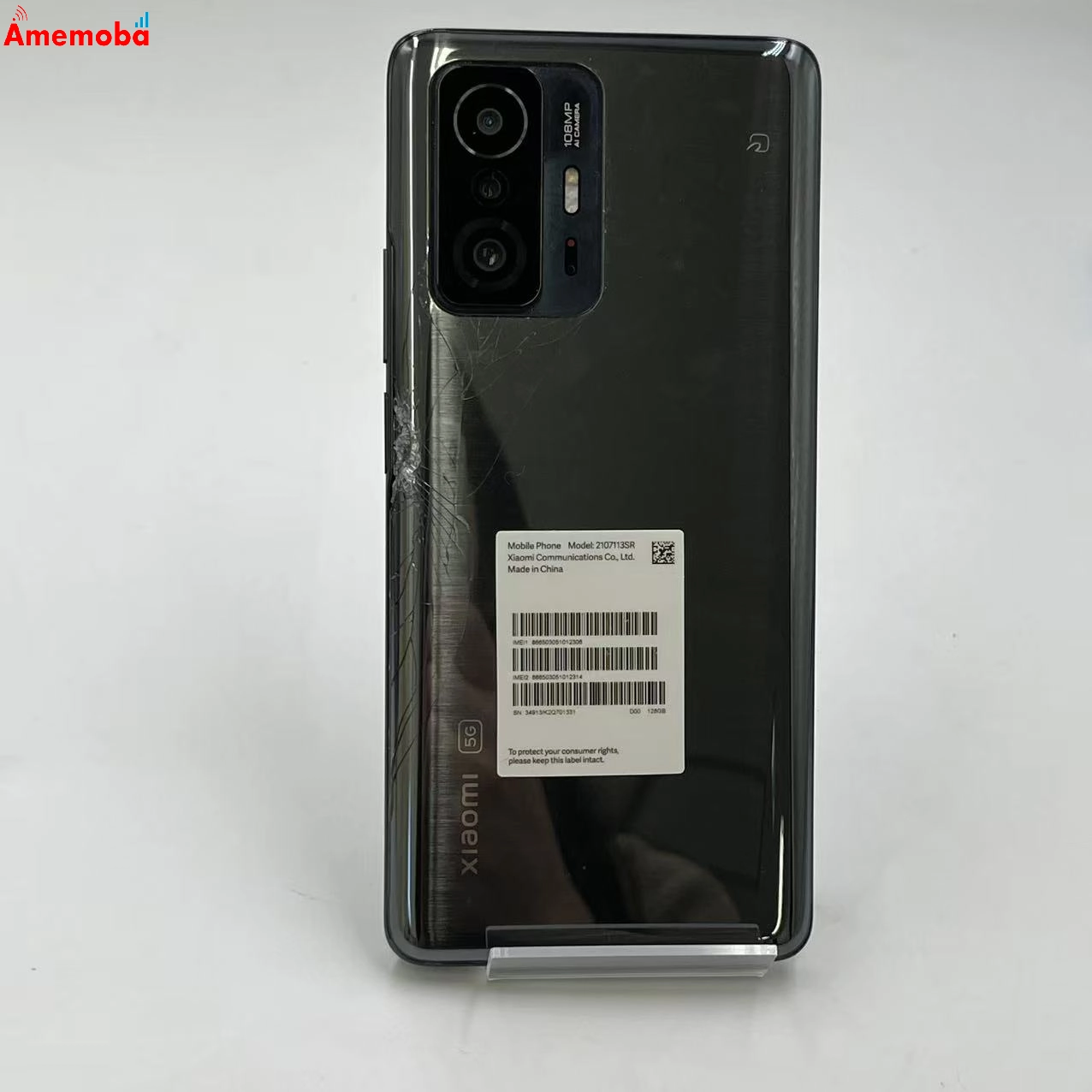 Xiaomi 11T Pro 128GB メテオライトグレー 2107113SR ストア版SIMフリー ジャンク品