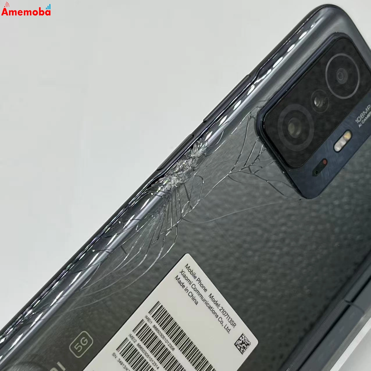 Xiaomi 11T Pro 128GB メテオライトグレー 2107113SR ストア版SIMフリー ジャンク品