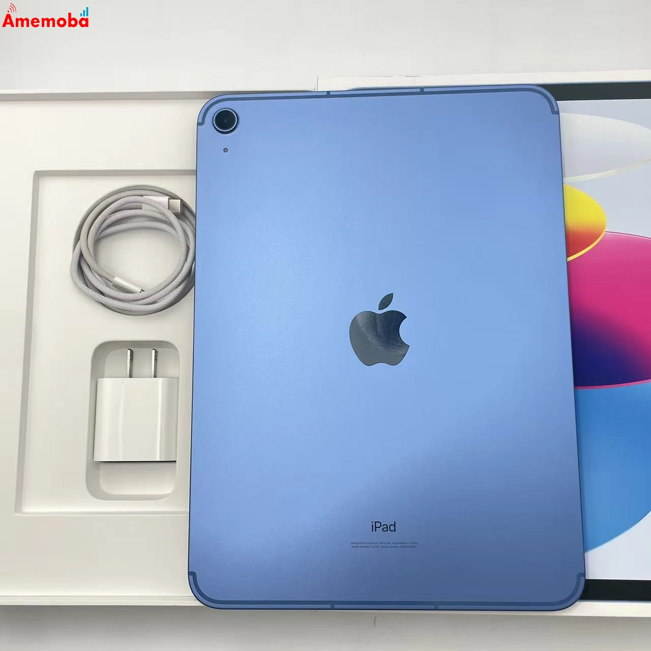 iPad 第10世代 Wi-Fi+Cellularモデル 64GB ブルー MQ6K3J/A SoftBank版SIMフリー 美品