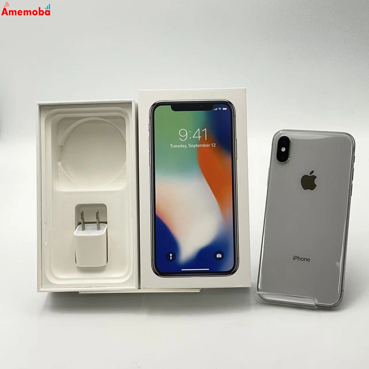 iPhoneX 256GB シルバー MQC22J/A AU版SIMフリー