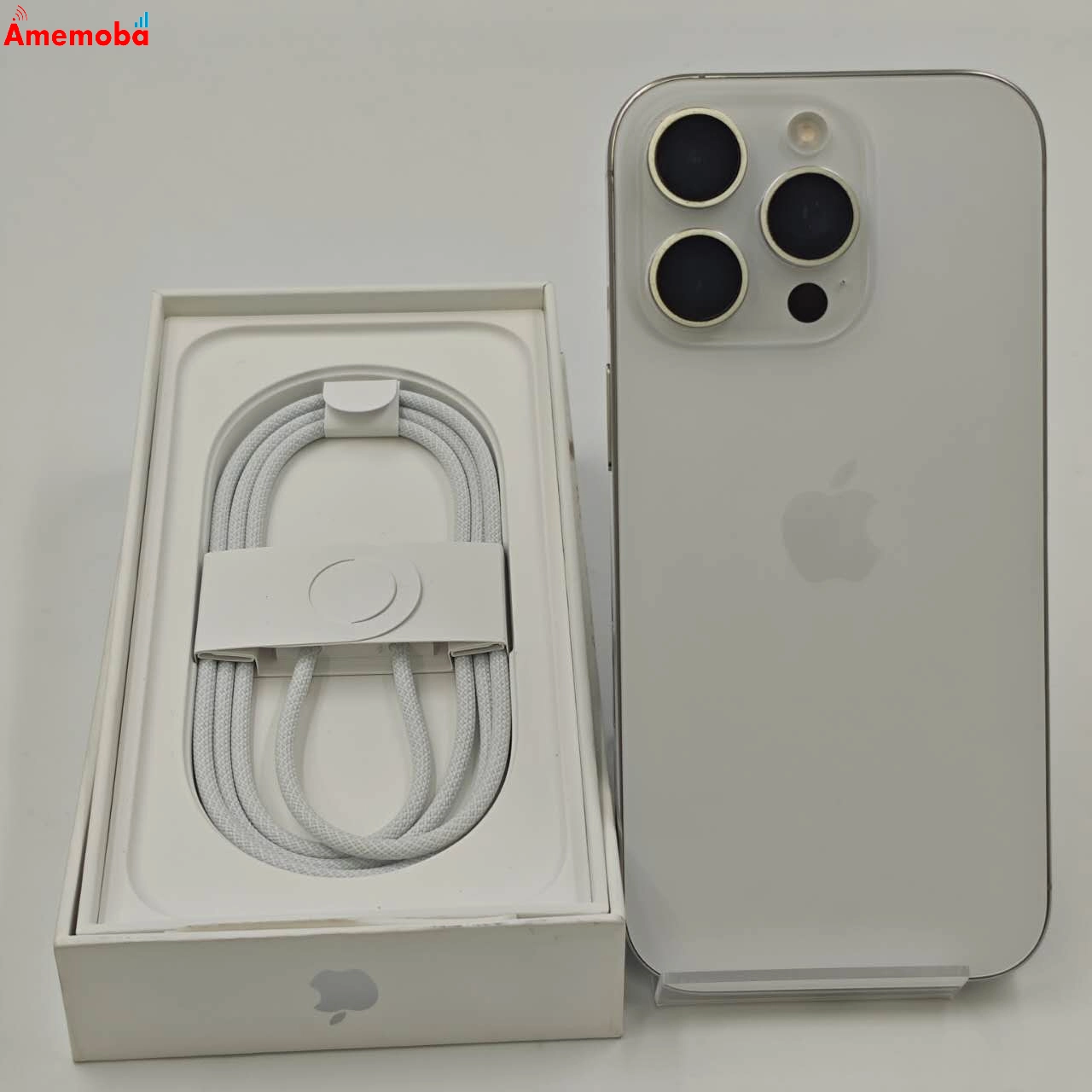 iPhone16 Pro 256GB ホワイトチタニウム MYN13J/A SoftBank版SIMフリー 極美品