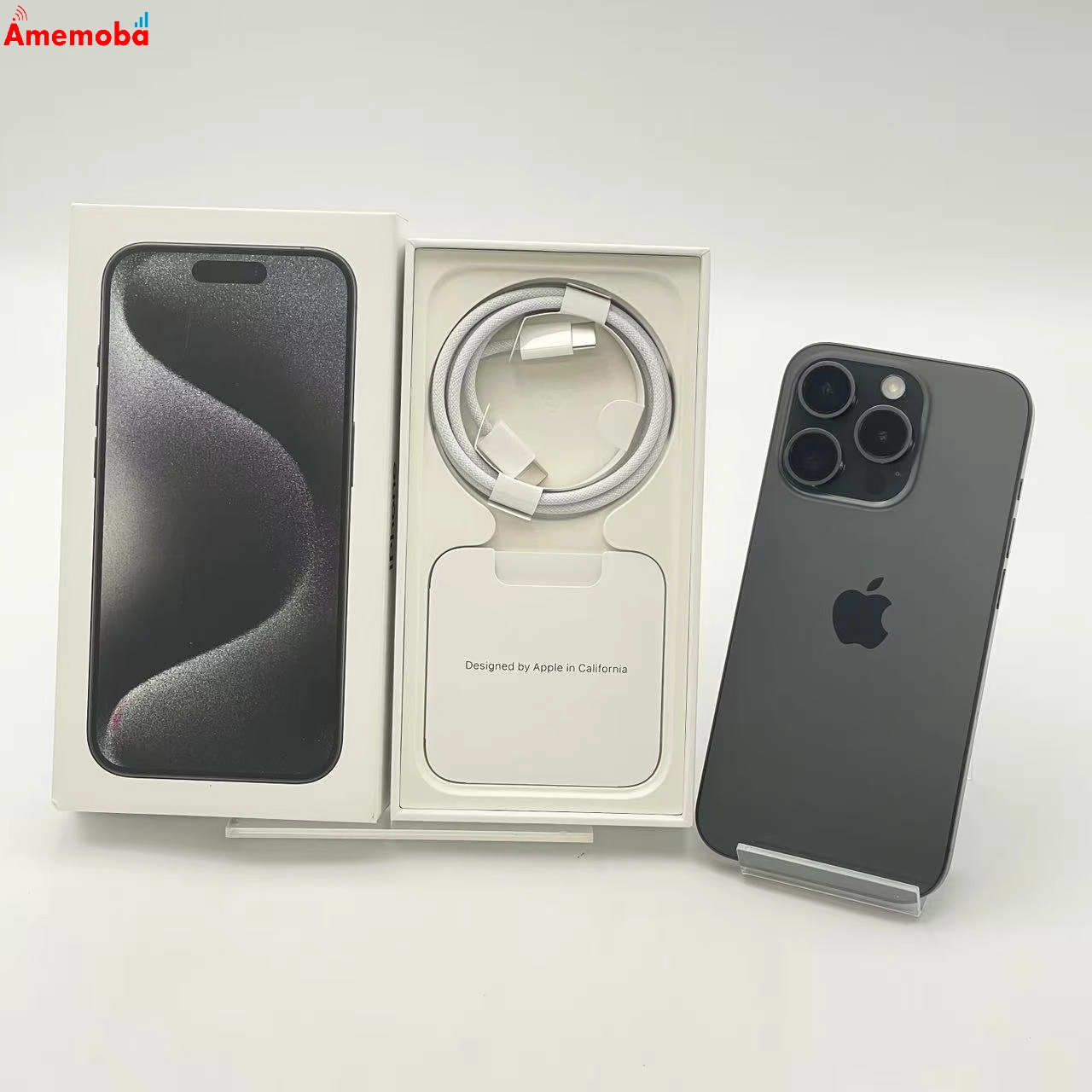 iPhone15 Pro 128GB ブラックチタニウム MTU73J/A docomo版SIMフリー 美品