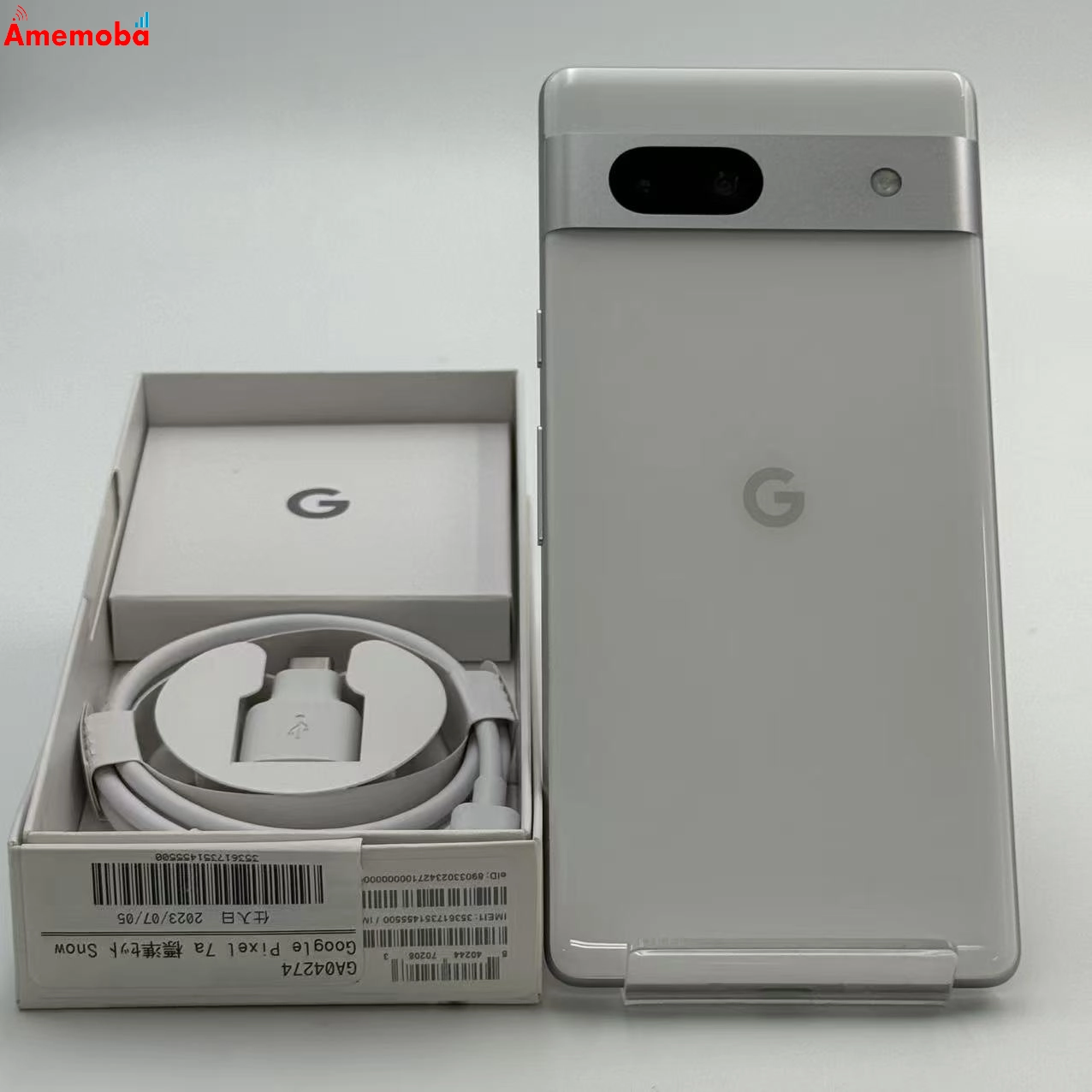 Google Pixel 7a 128GB Snow G82U8 AU版SIMフリー 極美品