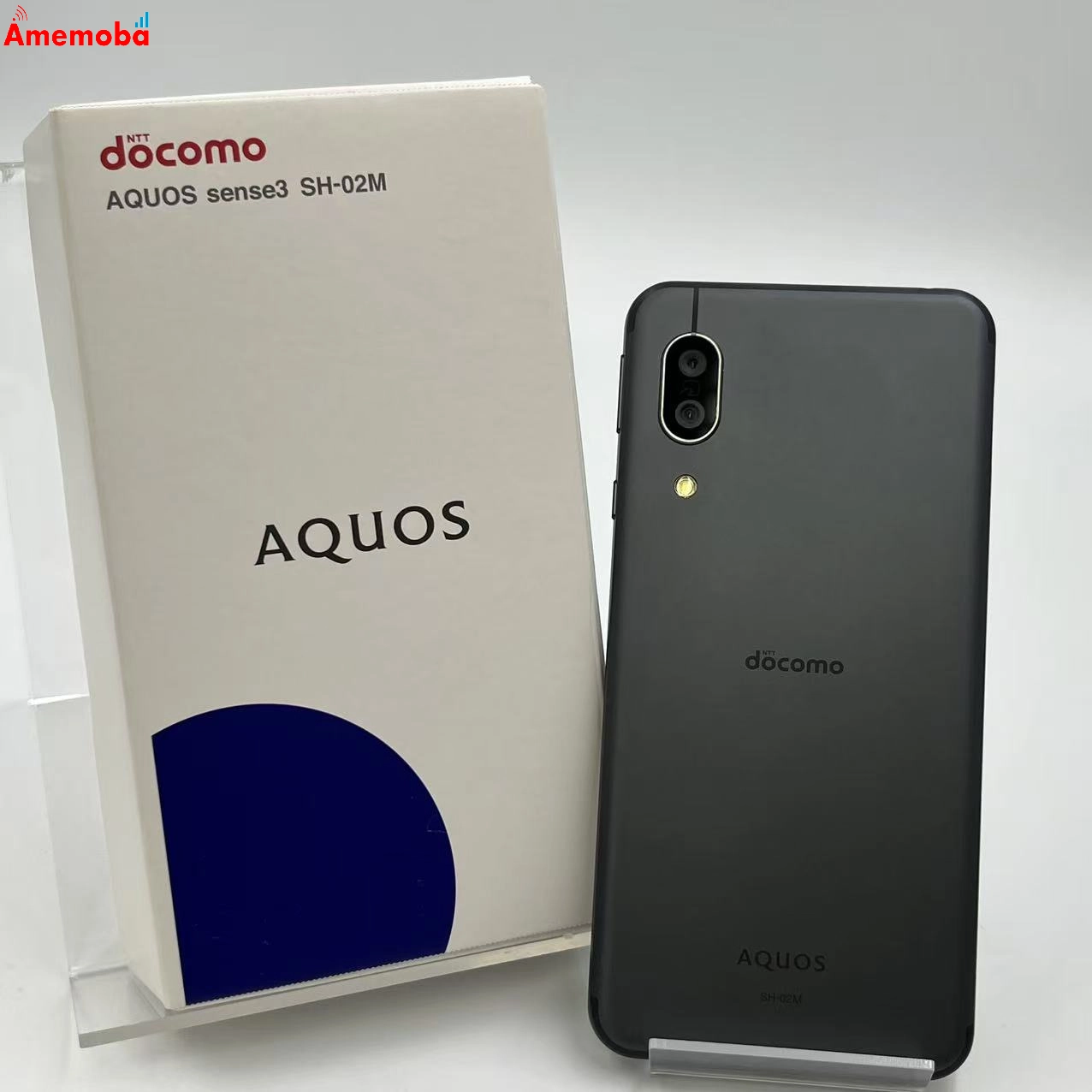 AQUOS sense3 64GB ブラック SH-02M docomo版SIMフリー 極美品