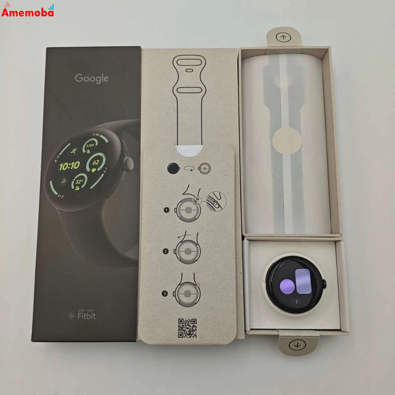 Google Pixel Watch 3 Wi-Fiモデル 45mm 32GB Matte Black GA05785-US