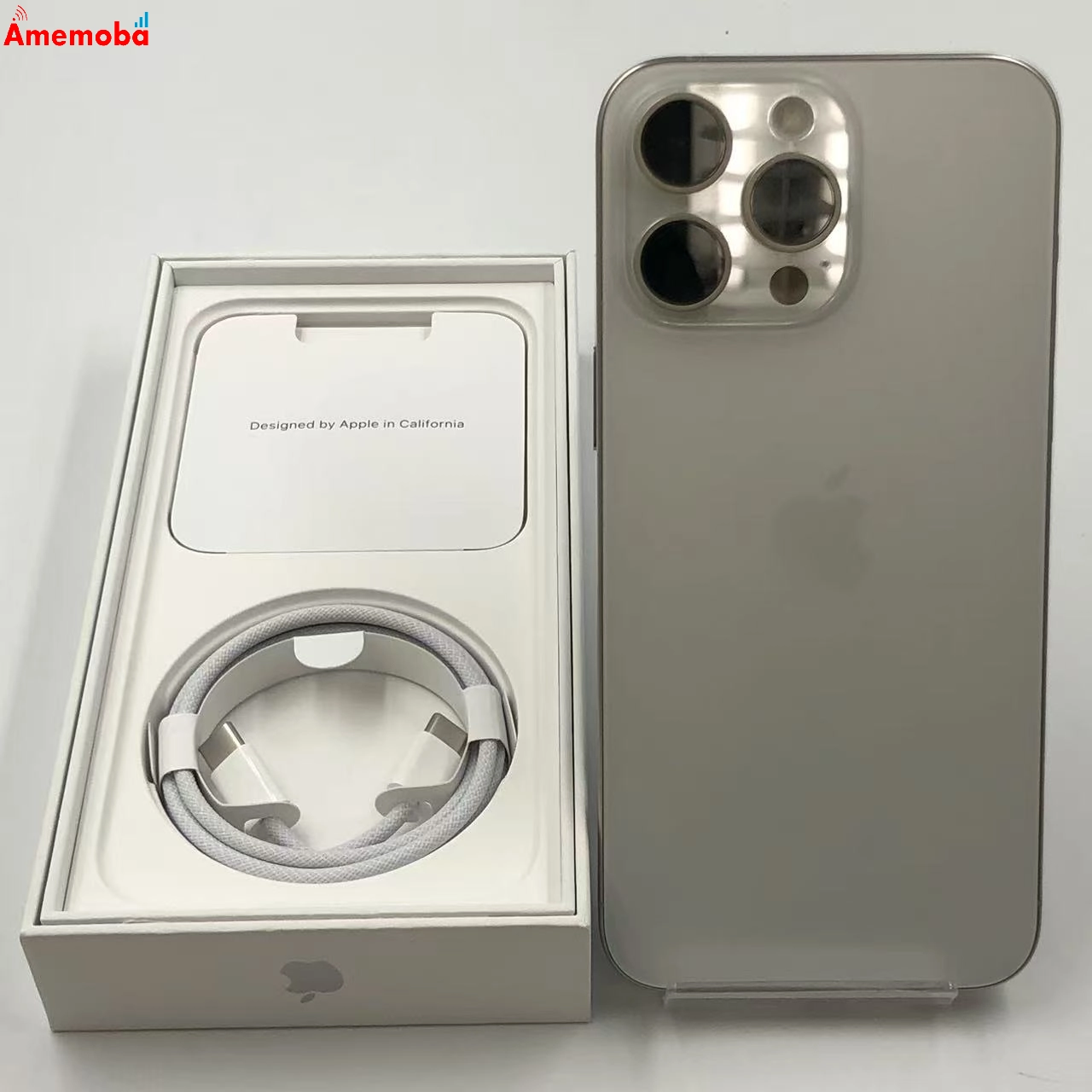 iPhone15 Pro Max 256GB ホワイトチタニウム MU6Q3J/A SIMフリー 極美品