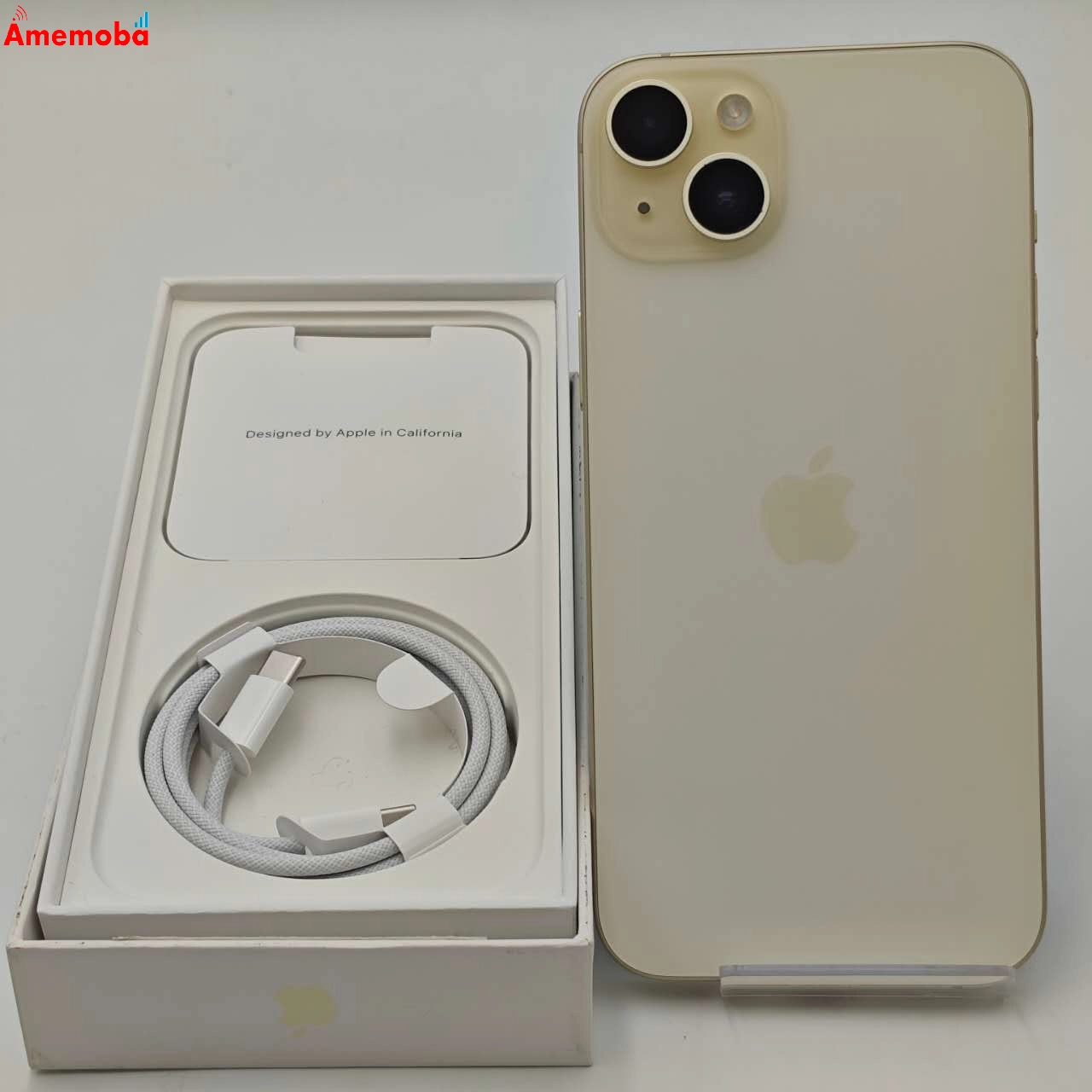 iPhone15 Plus 256GB イエロー MU0J3J/A Apple版SIMフリー 美品