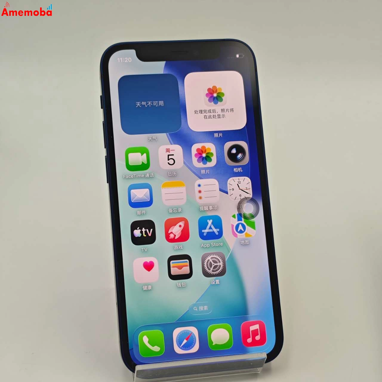 iPhone12 mini 64GB ブルー MGAP3J/A AU版SIMフリー au