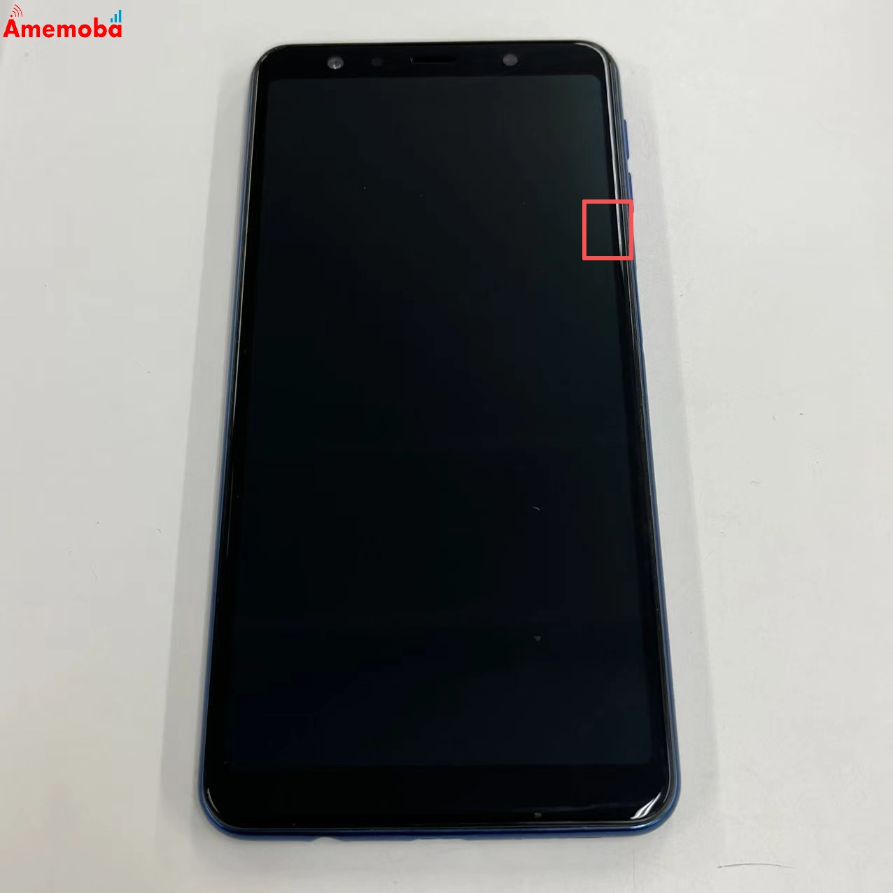 Galaxy A7 64GB ブルー SM-A750C 楽天モバイル版SIMフリー 美品