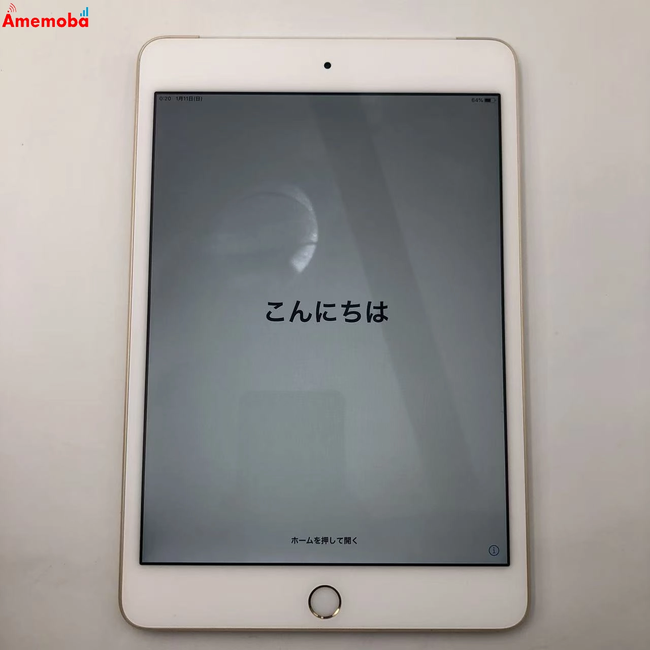 iPad mini 第4世代 16GB ゴールド MK712J/A AU版SIMフリー 訳あり品 au