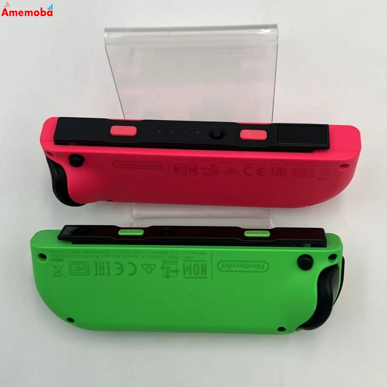 Joy-Con(L) ネオングリーン/(R) ネオンピンク（ジョイコン） ＊ HAC-A-FSSKA 極美品