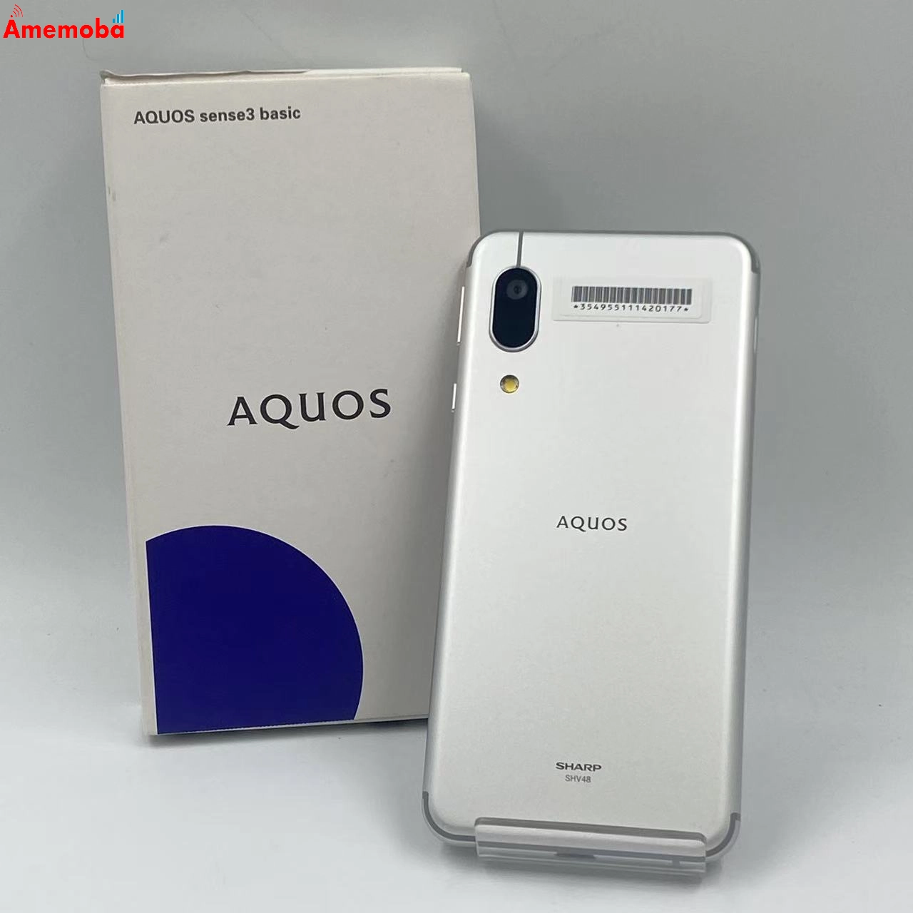 AQUOS sense3 basic 32GB シルバー  SHV48  AU版SIMフリー 新品同様 シルバ- au