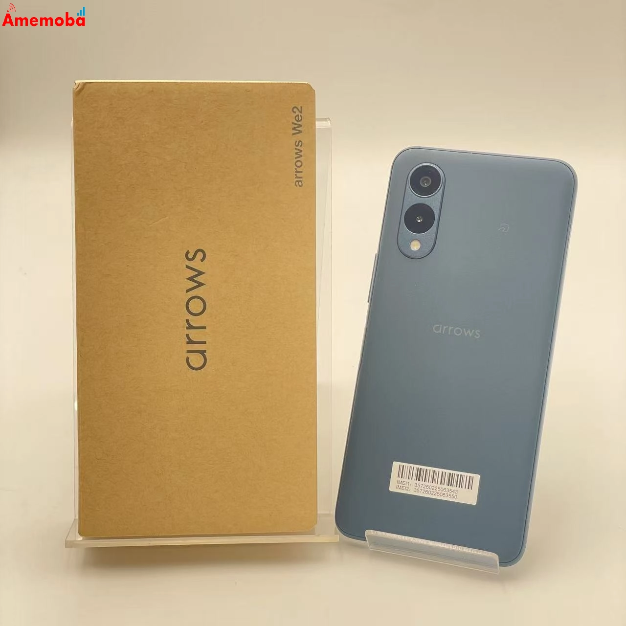 arrows We2 4GB/64GB ライトブルー F-52E docomo版SIMフリー 新品同様