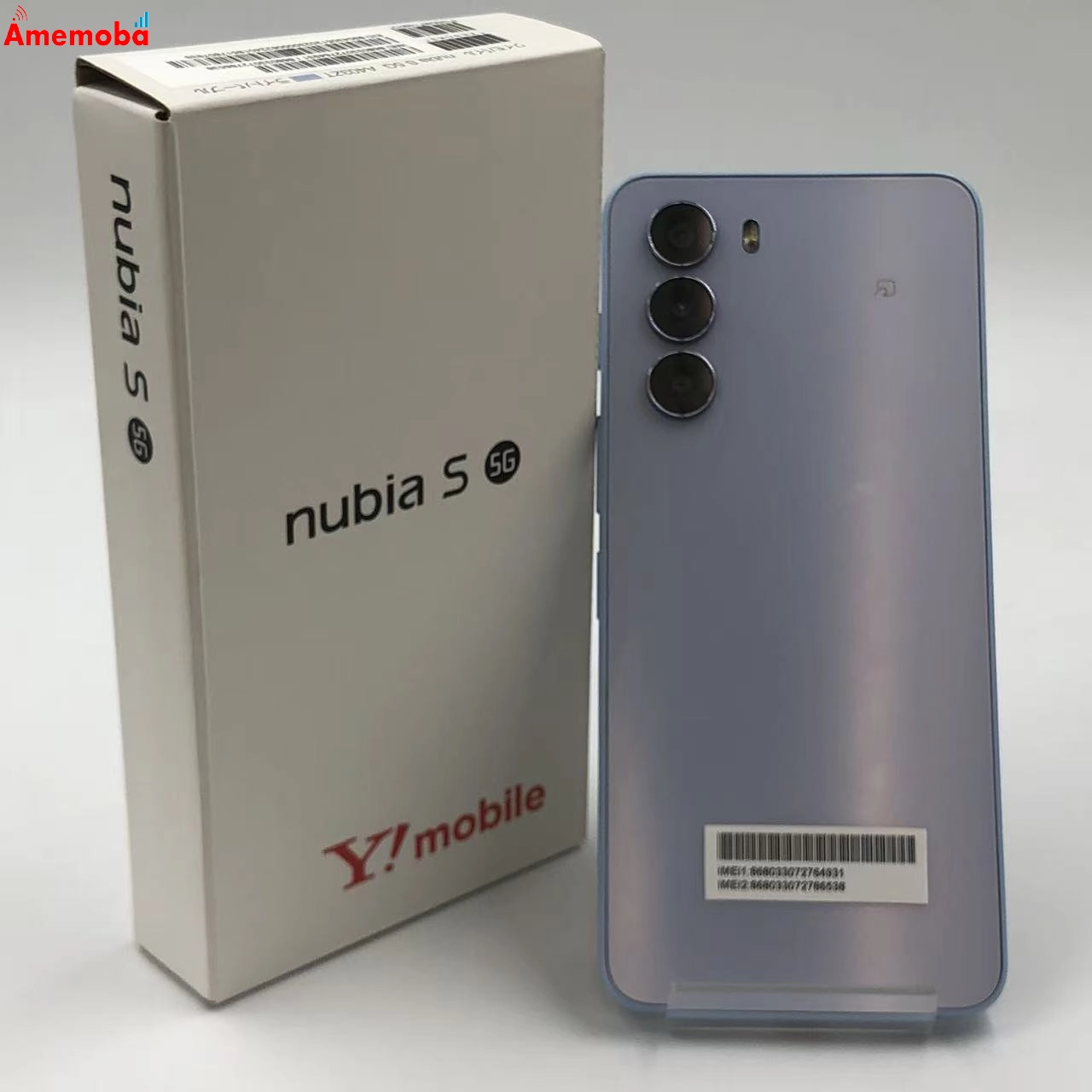 Nubia S 5G 128GB ライトパープル A403ZT Y!mobile版SIMフリー 新品同様