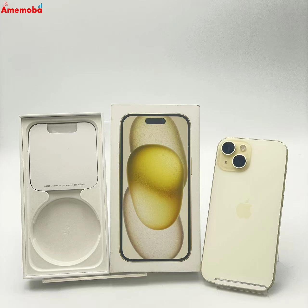 iPhone15 128GB イエロー MTMK3J/A Apple版SIMフリー 美品