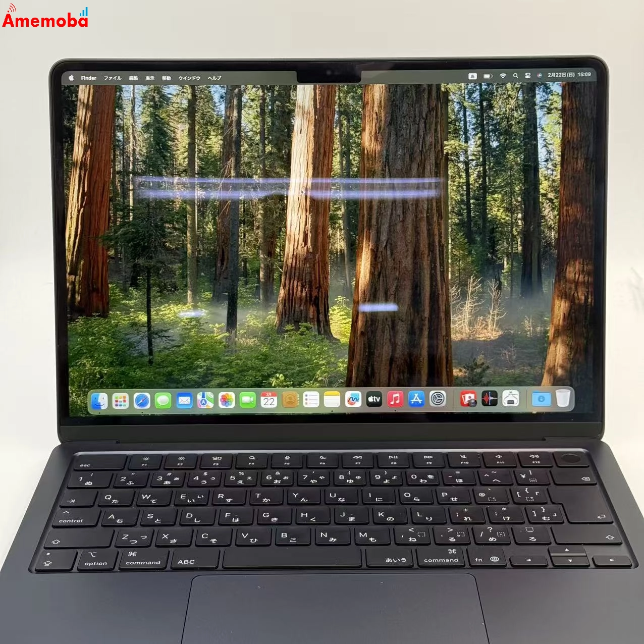 MacBook Air 13インチ Early2025 Apple M4 10CPU 8GPU 16GB/256GB ミッドナイト MW123J/A 美品